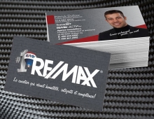 Photos de carte d'affaires pour courtier immobilier Remax Photos de carte d'affaires pour courtier immobilier Remax