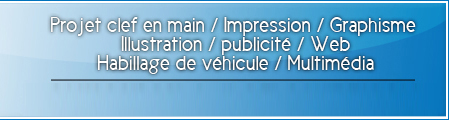 Entête de service de graphisme et création Wolf's Tribe Design à Repentigny